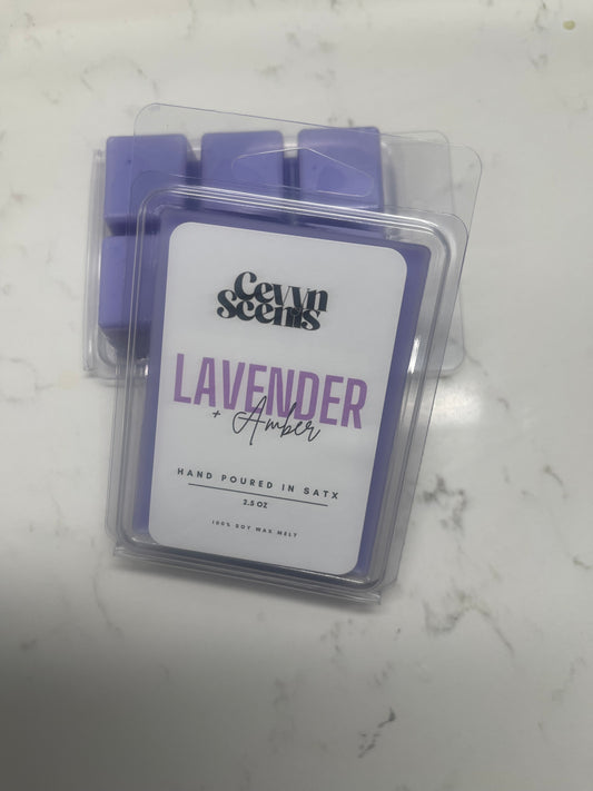 Amber + Lavender Wax Melt